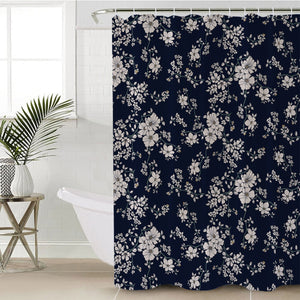 White Flower SWYL2071 Shower Curtain