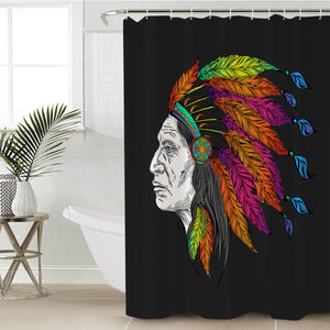 Aboriginal SWYL2079 Shower Curtain