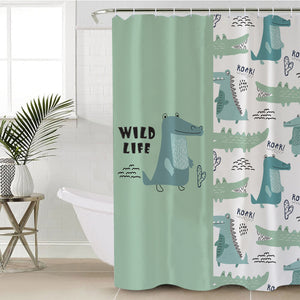 Wild Life Crocodile SWYL2084 Shower Curtain