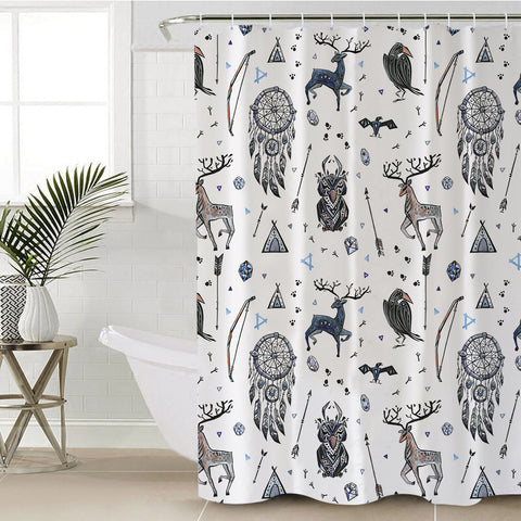 Image of Snow Tribe SWYL2172 Shower Curtain