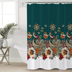 Exotic Flower SWYL2175 Shower Curtain