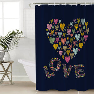 LOVE SWYL2181 Shower Curtain