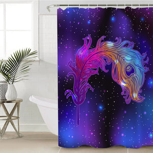 Magical Feather SWYL2182 Shower Curtain