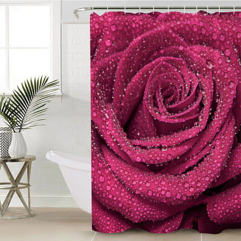 Image of 3D Rose SWYL2185 Shower Curtain