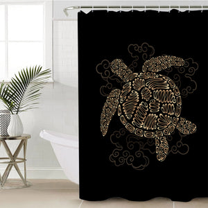 Turtle SWYL2186 Shower Curtain