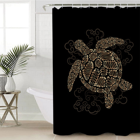 Image of Turtle SWYL2186 Shower Curtain