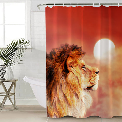 Image of Lion SWYL2188 Shower Curtain