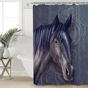 3D Horse SWYL2190 Shower Curtain