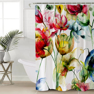 Flower Garden SWYL2234 Shower Curtain