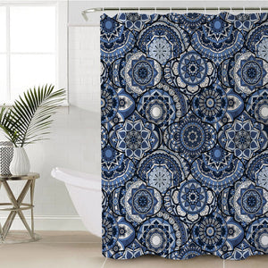 Stylized Tiles SWYL2238 Shower Curtain