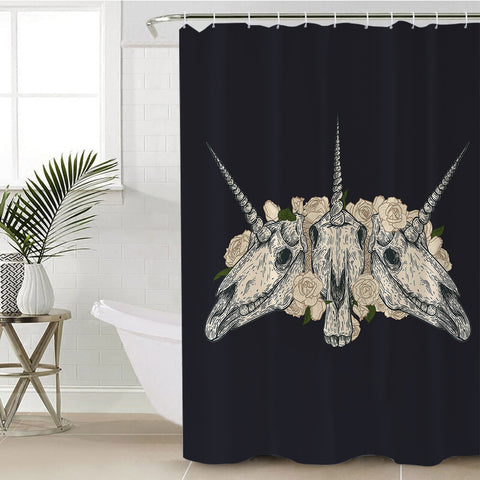 Image of Unicorn Trophyheads SWYL2239 Shower Curtain