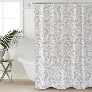 Gray Wallpaper SWYL2247 Shower Curtain