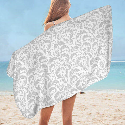 Image of Gray Wallpaper SWYL2247 Bath Towel