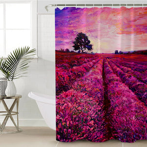 Lavender Fields SWYL2251 Shower Curtain