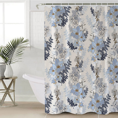 Image of Delicate Flower SWYL2255 Shower Curtain