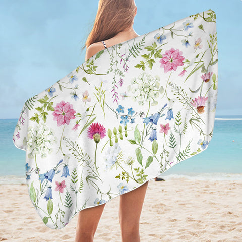 Image of Delicate Branches SWYL2323 Bath Towel