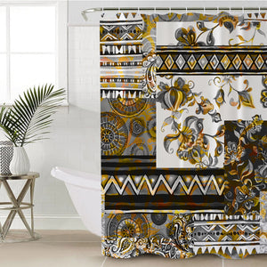 Gold & Silver Decoration SWYL2326 Shower Curtain