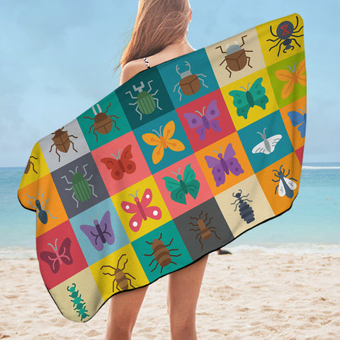 Image of Insects SWYL2329 Bath Towel