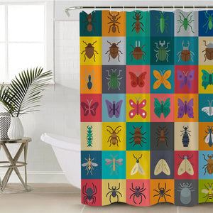 Insect Boxes SWYL2329 Shower Curtain