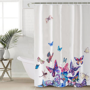 Ascending Butterflies SWYL2330 Shower Curtain