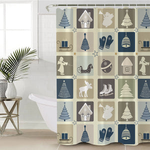 Winter Themed SWYL2335 Shower Curtain