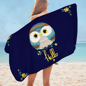 Hello Owl SWYL2341 Bath Towel