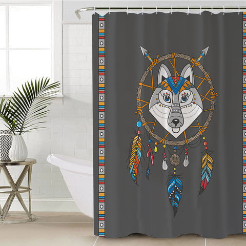 Image of Feral Dream Catcher SWYL2373 Shower Curtain