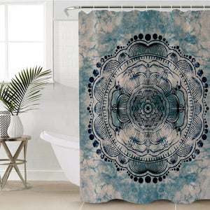 Ancient Floral Mandala SWYL2380 Shower Curtain