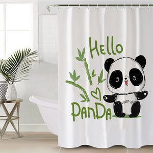 Hello Panda SWYL2383 Shower Curtain