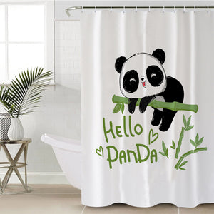 Hello Panda Bamboo SWYL2384 Shower Curtain