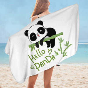 Hanging Panda SWYL2384 Bath Towel