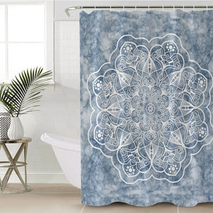 Misty Mandala SWYL2387 Shower Curtain