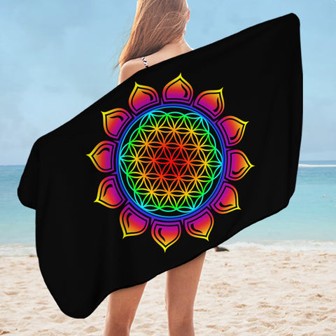 Image of Rainbow Lotus SWYL2390 Bath Towel