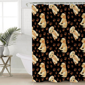 Cute Puppy SWYL2392 Shower Curtain