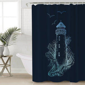 Lighthouse SWYL2393 Shower Curtain