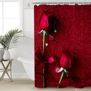 3D Roses SWYL2404 Shower Curtain