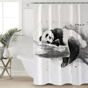 Snoozing Panda SWYL2407 Shower Curtain