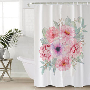 Flower Drawing SWYL2411 Shower Curtain