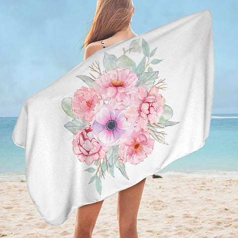 Image of Flower Bouquet SWYL2411 Bath Towel