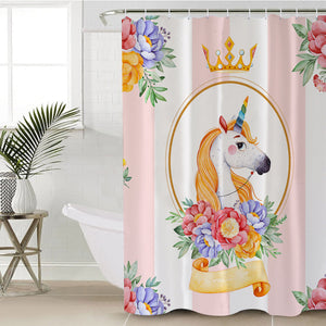 Miss Unicorn SWYL2417 Shower Curtain