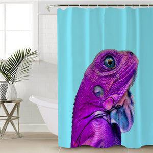 Purple Chameleon SWYL2418 Shower Curtain