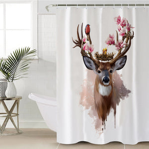 Antlers Of Life SWYL2425 Shower Curtain