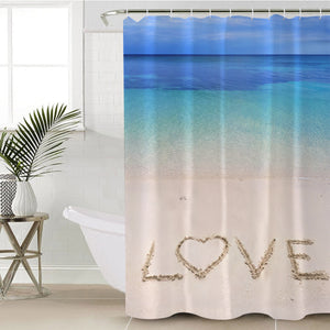 Love Beach SWYL2426 Shower Curtain