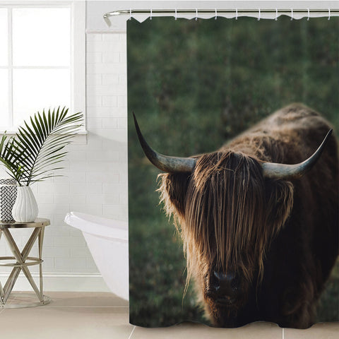 Image of 3D Yak SWYL2431 Shower Curtain