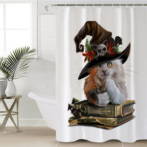 Sorcerer Cat SWYL2434 Shower Curtain