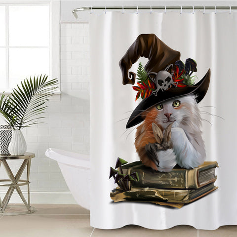 Image of Sorcerer Cat SWYL2434 Shower Curtain