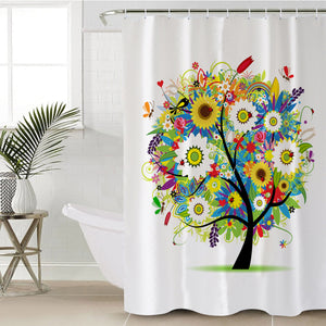 Flower Tree SWYL2466 Shower Curtain