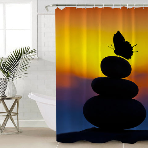 Image of Zen Pic SWYL2468 Shower Curtain