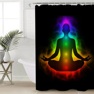 Chakras SWYL2470 Shower Curtain