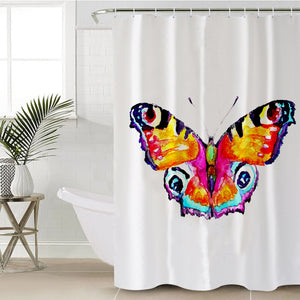 Bright Butterfly SWYL2475 Shower Curtain